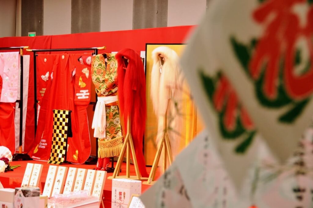 長崎市立図書館で行われた興善町の庭見世