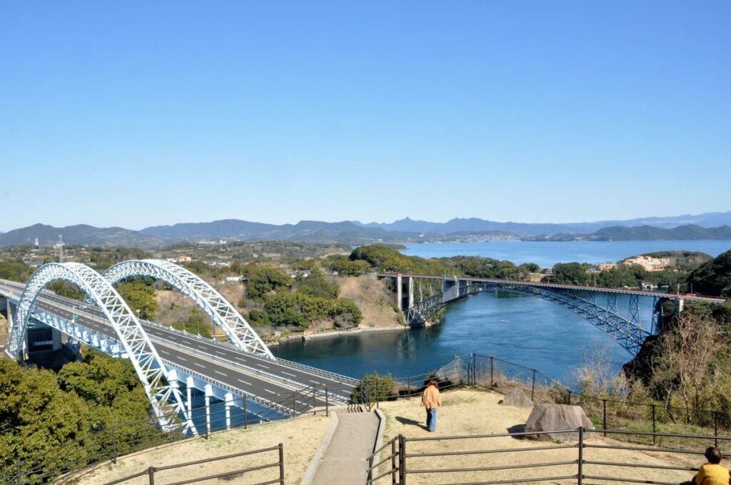 西海橋公園からの眺め