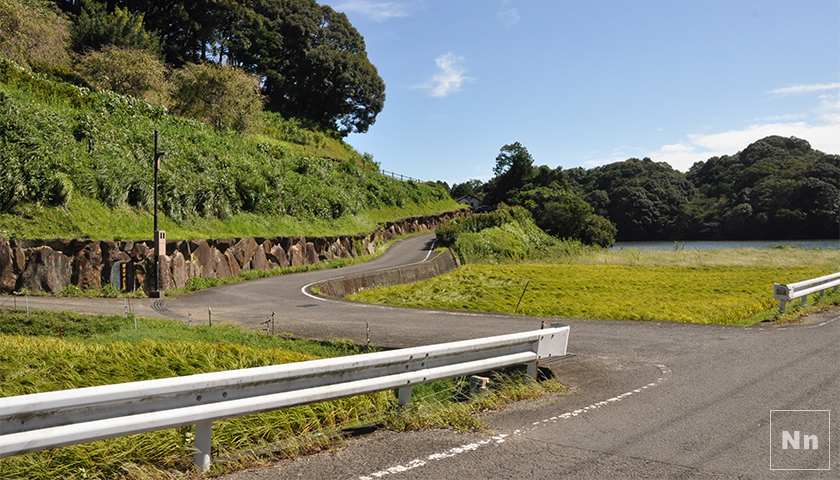 琴海中央公園の入り口はちょっと見落としやすいです。