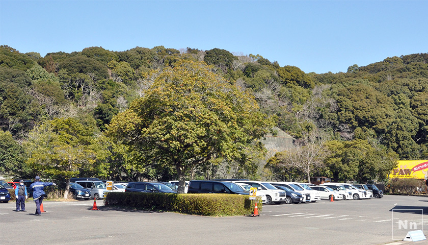 長崎バイオパークの駐車場はとっても広いですよ。