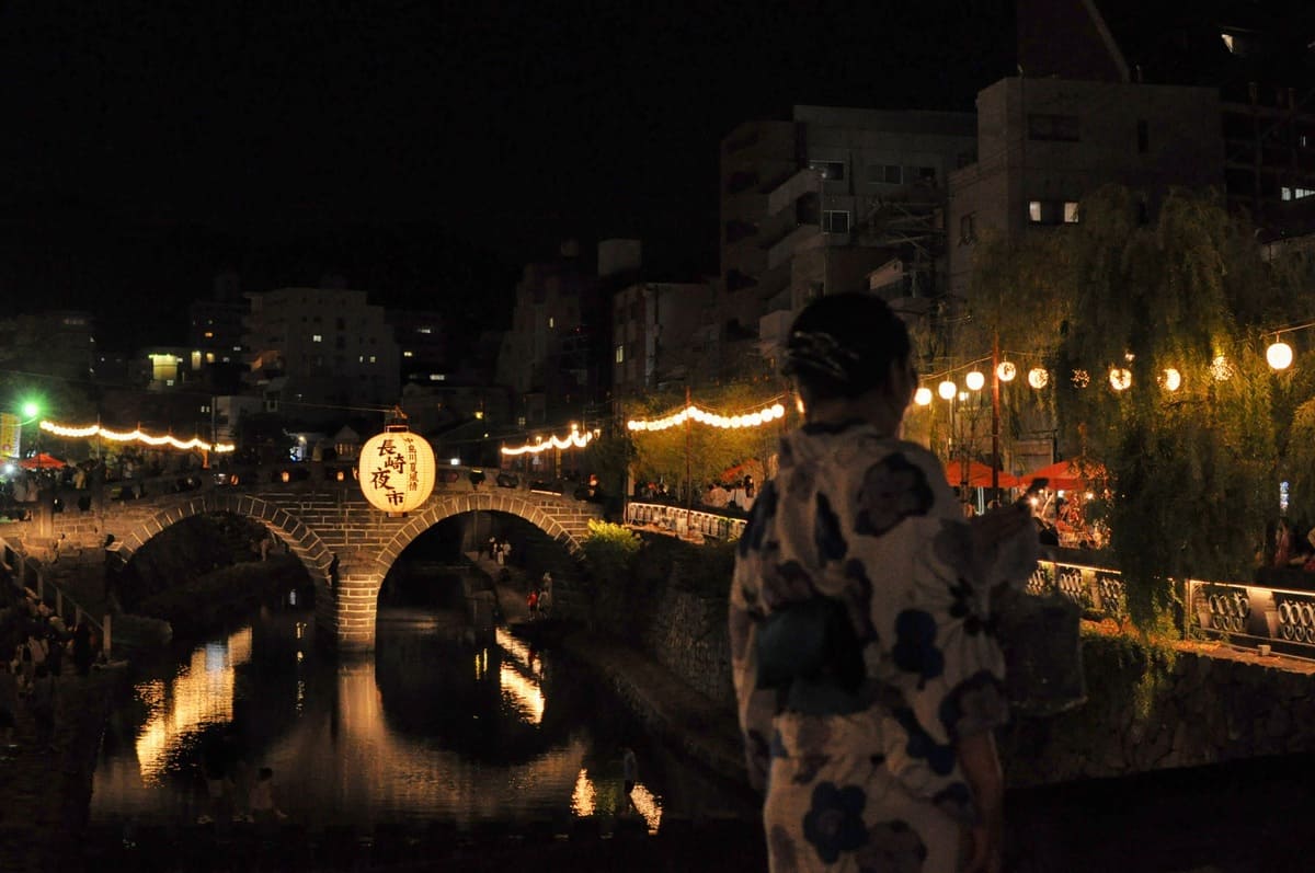 長崎夜市〜中島川夏風情