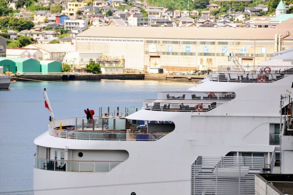 ノルウェージャン・スピリットの船尾側