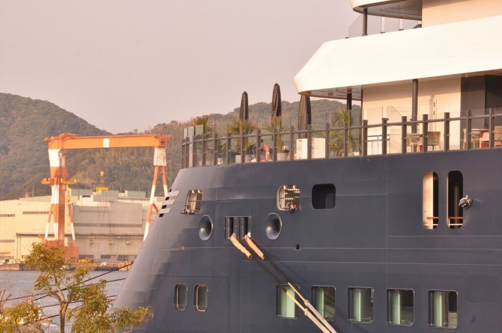 ルミナーラの船尾側